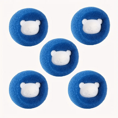 5pcs Washing Machine Cleaner Ball Decontamination Fur Catcher For Laundry