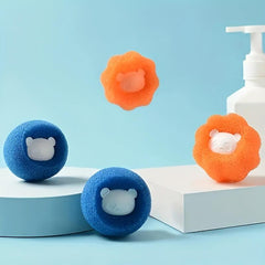 5pcs Washing Machine Cleaner Ball Decontamination Fur Catcher For Laundry