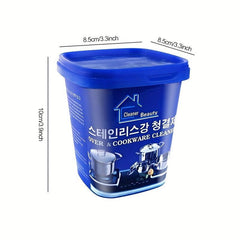 Stainless Steel Cleaning Paste for Kitchen Cookware Safe for Grease Dirt