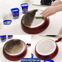 Stainless Steel Cleaning Paste for Kitchen Cookware Safe for Grease Dirt