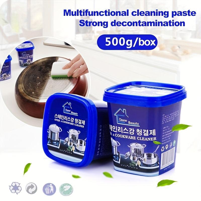 Stainless Steel Cleaning Paste for Kitchen Cookware Safe for Grease Dirt