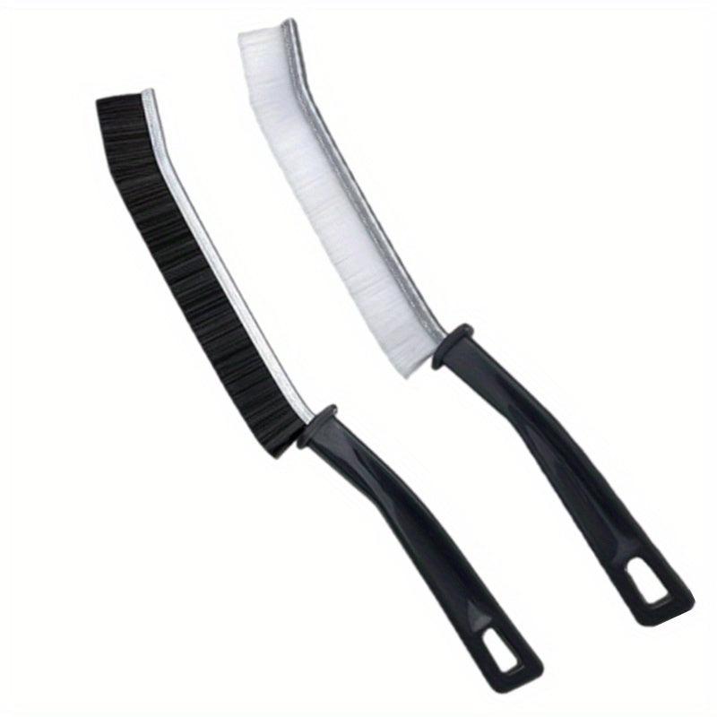 2pcs Long Handle Groove Cleaning Brush Hard Bristle Multifunctional Crevice Wind