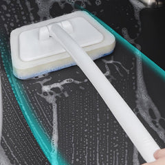 Long Handle Bathtub Scrubber Brush Shower Tub Tile Cleaning Sponge