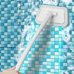 Long Handle Bathtub Scrubber Brush Shower Tub Tile Cleaning Sponge