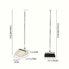 Upright Broom And Dustpan Combo Set For Home and Office Cleaning