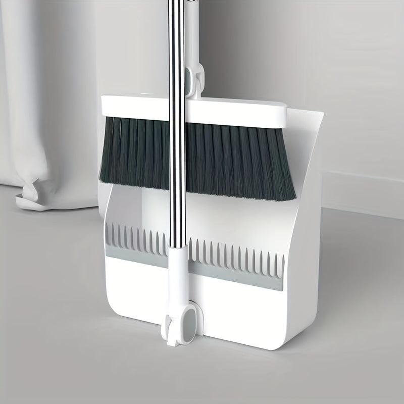 Household Broom And Dustpan Set Durable Plastic