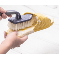 1pc Scrub Brush Shower Scrubber with Ergonomic Handle and Durable Bristles