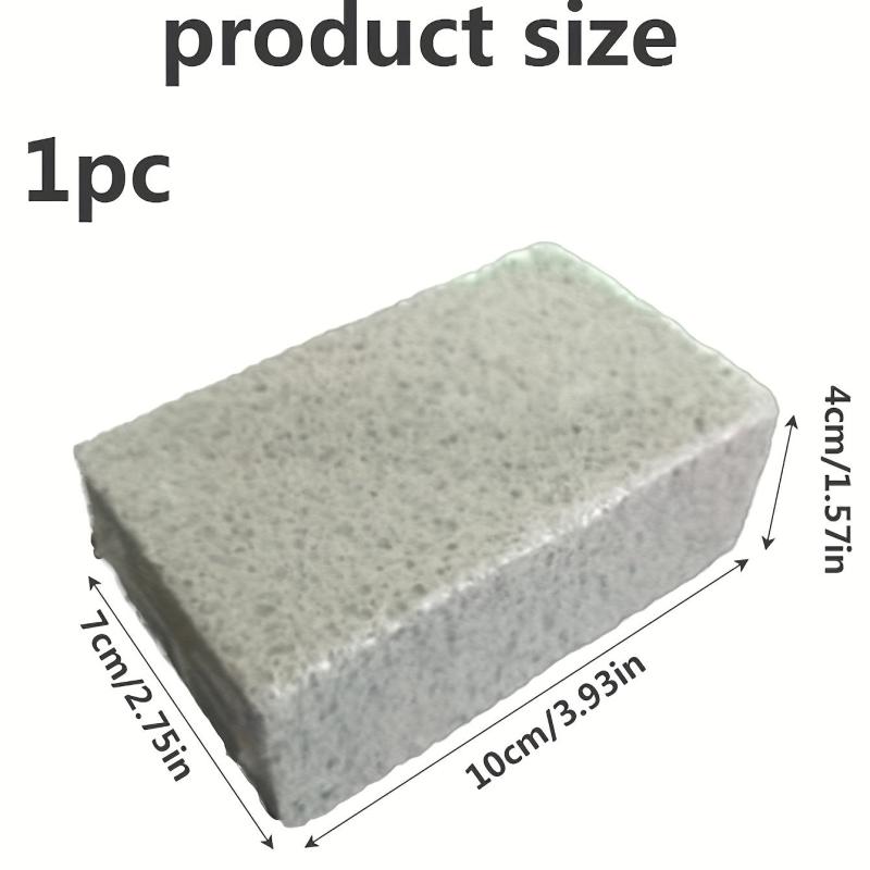 Grill Griddle Cleaning Brick Block Descaling Stone BBQ Handle Protect Hands