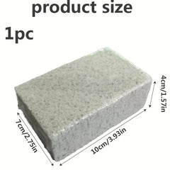 Grill Griddle Cleaning Brick Block Descaling Stone BBQ Handle Protect Hands