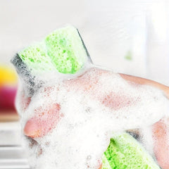 Green Heavy Duty Scrub Sponges & Scouring Pad for Kitchen & Bathroom