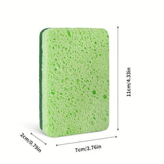Green Heavy Duty Scrub Sponges & Scouring Pad for Kitchen & Bathroom
