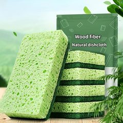Green Heavy Duty Scrub Sponges & Scouring Pad for Kitchen & Bathroom