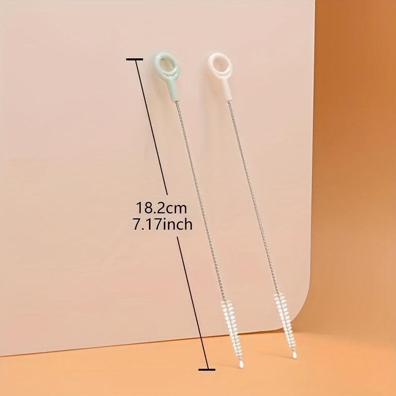 3pcs Straw Cleaner Brush Set for Tumbler Sippy Cup Bottle Tube Cleaning