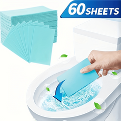 60 Toilet Bowl Cleaner Strips - Water Soluble Tablet Cleansers