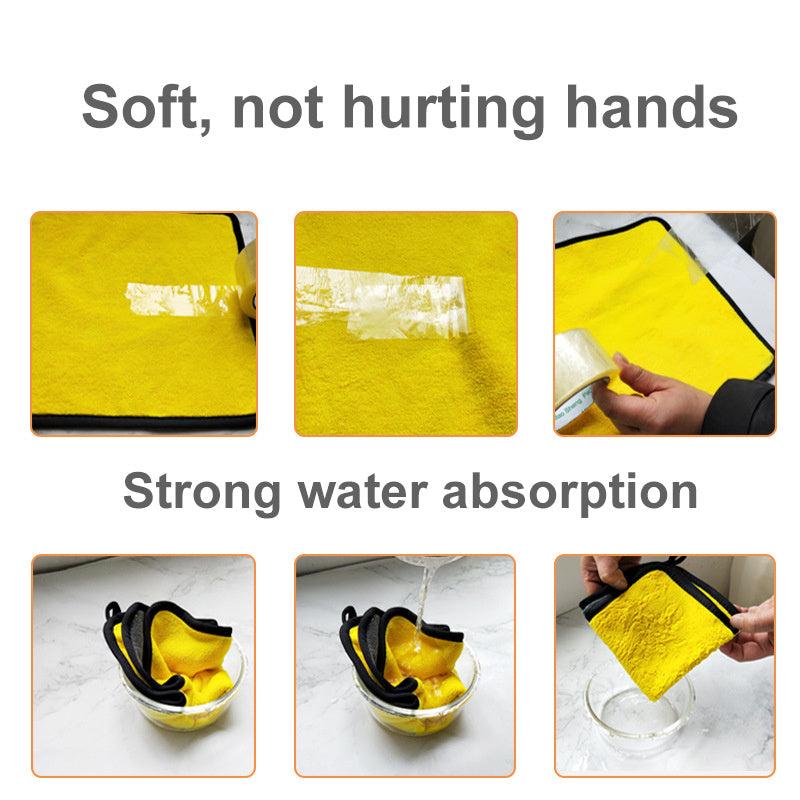 Microfiber Cleaning Cloth Reusable Household Rag Window Wiping Cloth