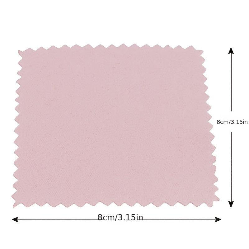 50pcs Jewelry Cleaning Cloth Silver Polishing Cleaner Microfiber for Jewelry