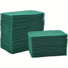 Heavy Duty Scrub Pads Sponge Dishwashing Brush Green Reusable Household Kitchen