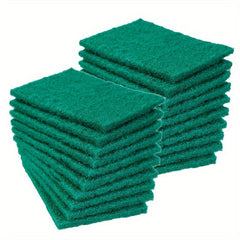 Heavy Duty Scrub Pads Sponge Dishwashing Brush Green Reusable Household Kitchen