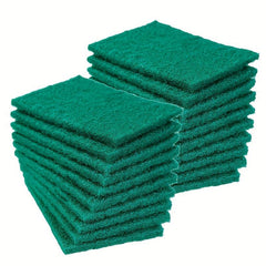 Heavy Duty Scrub Pads Sponge Dishwashing Brush Green Reusable Household Kitchen