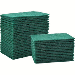 Heavy Duty Scrub Pads Sponge Dishwashing Brush Green Reusable Household Kitchen