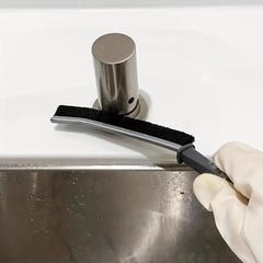 Long Handle Groove Cleaning Brush for Window and Door Thin Detailing