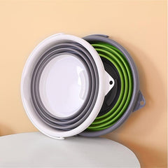 1pc Foldable Bucket Portable Outdoor Fishing Camping Water Bucket