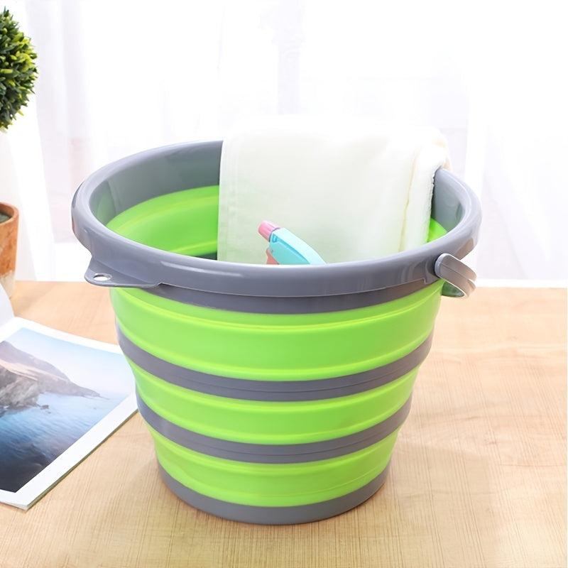 1pc Foldable Bucket Portable Outdoor Fishing Camping Water Bucket