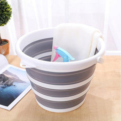 1pc Foldable Bucket Portable Outdoor Fishing Camping Water Bucket