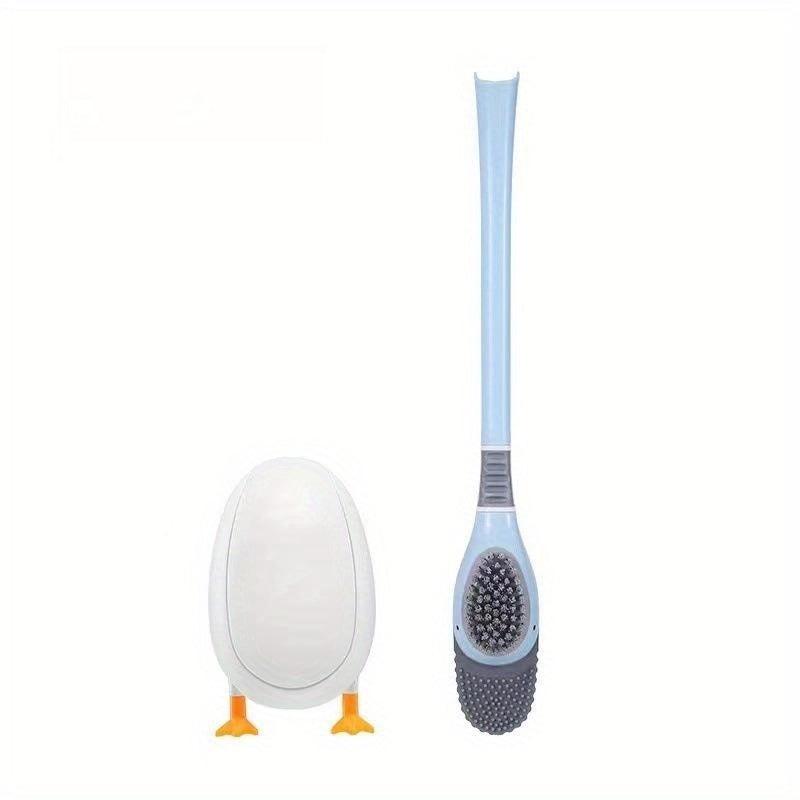Duck Toilet Brush Silicone Handle Household Bathroom Cleaning