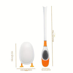 Duck Toilet Brush Silicone Handle Household Bathroom Cleaning