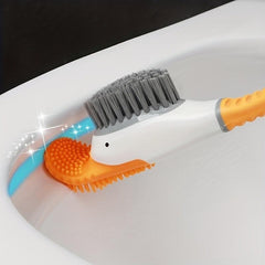 Duck Toilet Brush Silicone Handle Household Bathroom Cleaning