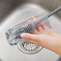 Long Handle Cup Brush for Easy Cleaning Tea Cups Glasses