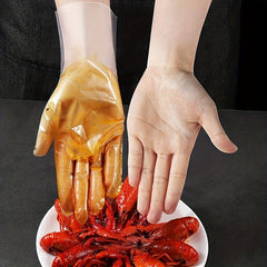 100pcs Disposable Gloves Food PVC Catering Latex Rubber Nitrile