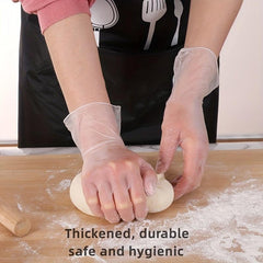 100pcs Disposable Gloves Food PVC Catering Latex Rubber Nitrile