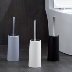 Toilet Brush With Holder Long Handle Flexible Cleaning Brush Bathroom