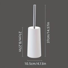 Toilet Brush With Holder Long Handle Flexible Cleaning Brush Bathroom