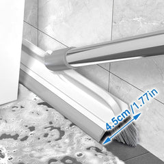 Bathroom Dual use Long Handle Floor Gap Brush Tile Gap Cleaning Wiper