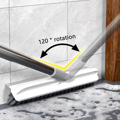 Bathroom Dual use Long Handle Floor Gap Brush Tile Gap Cleaning Wiper