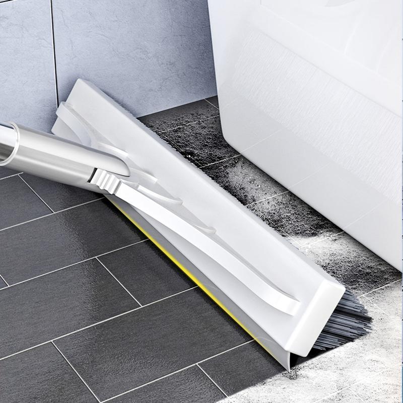 Bathroom Dual use Long Handle Floor Gap Brush Tile Gap Cleaning Wiper