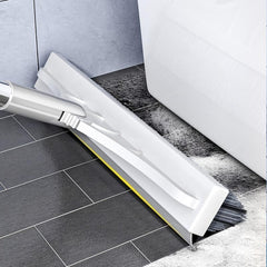 Bathroom Dual use Long Handle Floor Gap Brush Tile Gap Cleaning Wiper