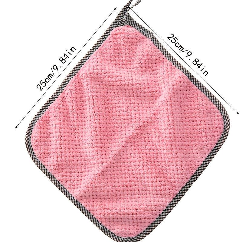 20pcs Coral Velvet Dish Cloths Soft Absorbent Towels
