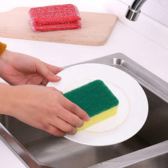 19pcs Kitchen Cleaning Set Stainless Steel Wire Ball Dishwashing Sponge