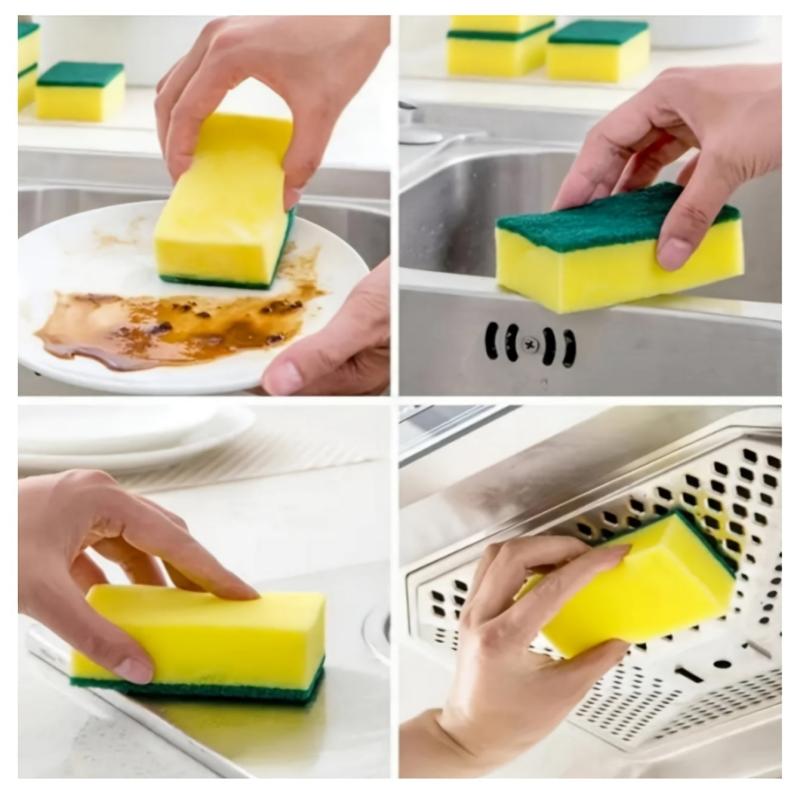 19pcs Kitchen Cleaning Set Stainless Steel Wire Ball Dishwashing Sponge