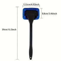 Windshield Cleaner Car Window Cleaning Tool Microfiber Cloth Brush