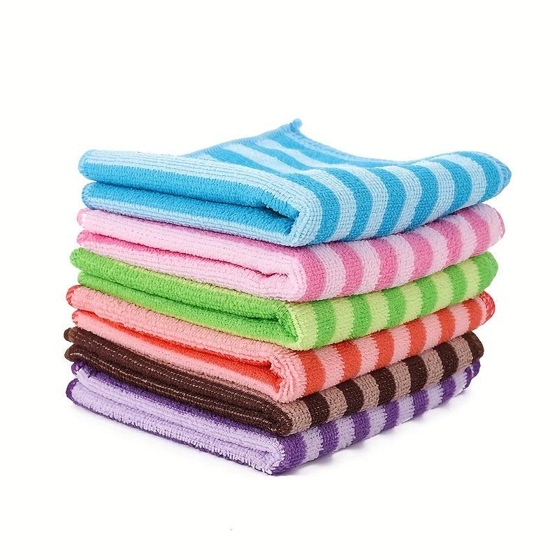 5pcs Microfiber Reusable Cleaning Cloth Dish Washing Cloth