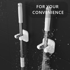 Self Adhesive Broom Holder for Kitchen Garden Garage Storage