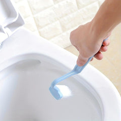 S Shaped Plastic Toilet Brush Bathroom Cleaning Tool