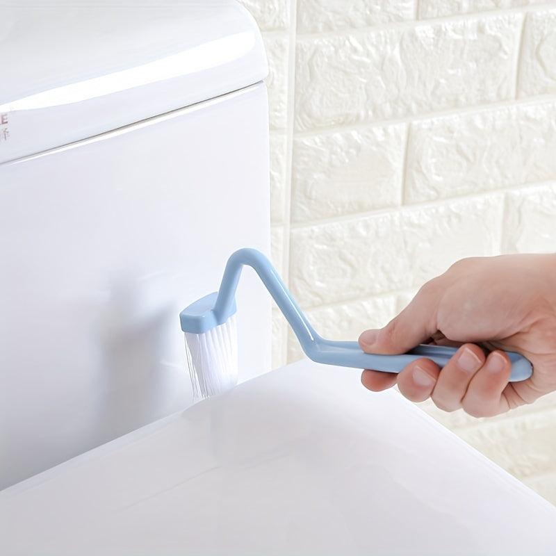 S Shaped Plastic Toilet Brush Bathroom Cleaning Tool