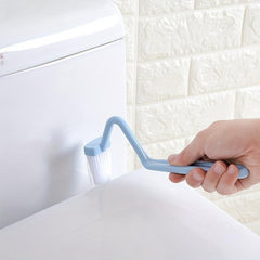 S Shaped Plastic Toilet Brush Bathroom Cleaning Tool