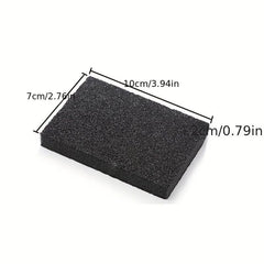 2pcs Silicon Carbide Sponge Rust and Sand Remover Scrubber for Pots and Pans